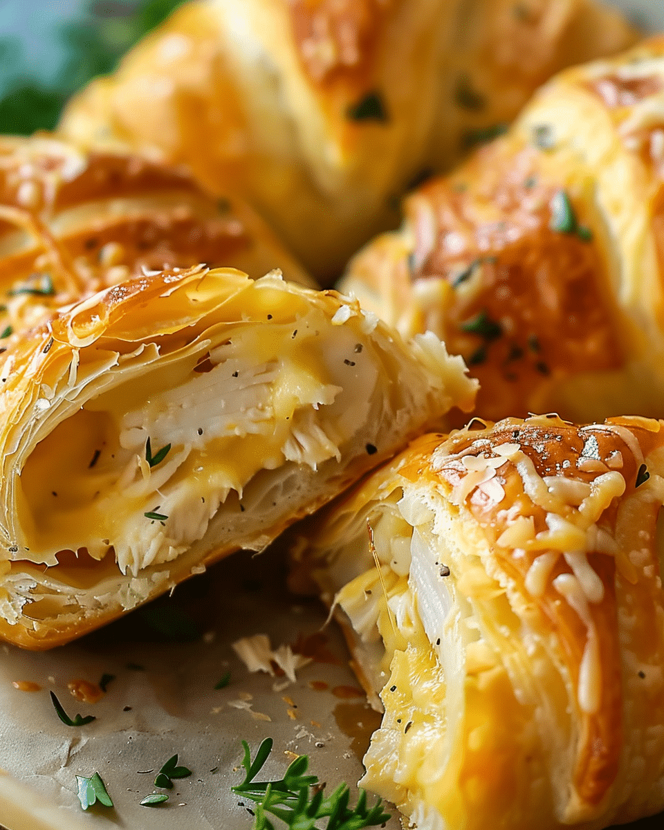 Easy Cheesy Chicken Crescent Rolls | Sue Recipe