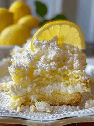 Lemon Ricotta Dump Cake