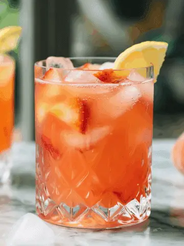 Peach Strawberry Lemonade