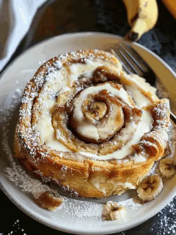 Banana Bread Cinnamon Rolls