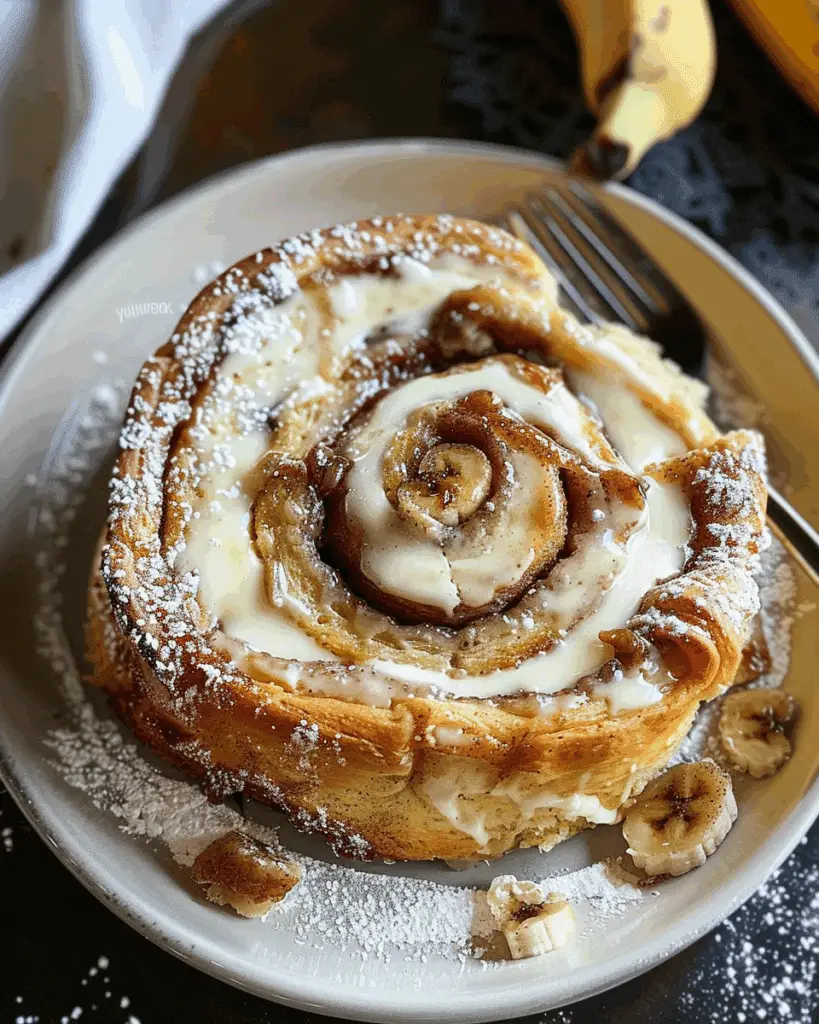 Banana Bread Cinnamon Rolls