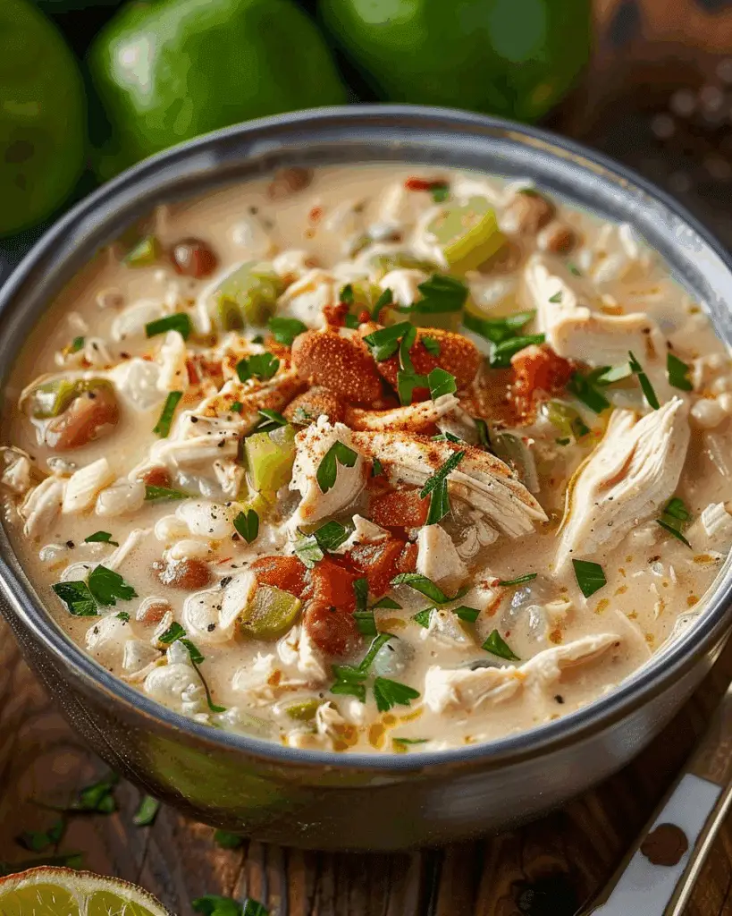 Cajun White Chicken Chili