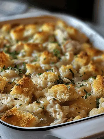 Dolly's Chicken and Stuffing Casserole
