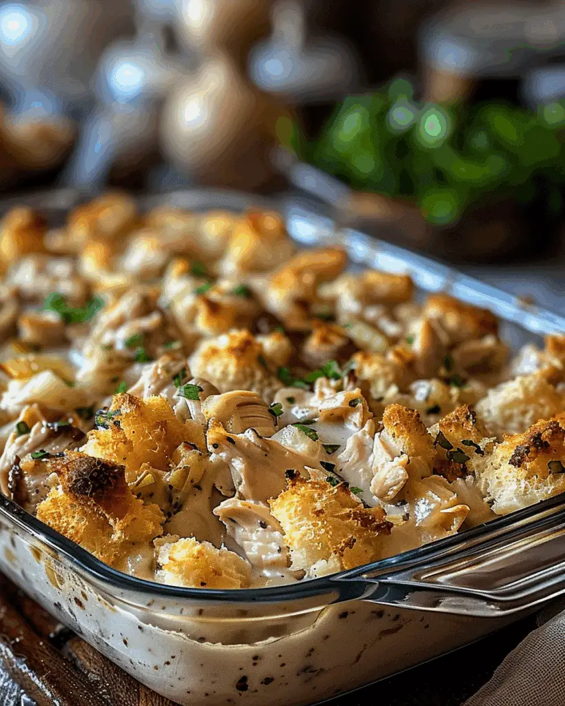 Dolly's Chicken and Stuffing Casserole