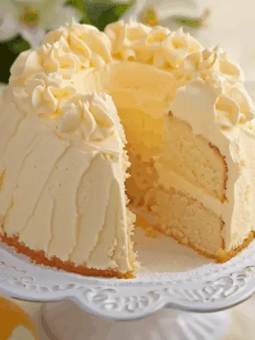 Moist Lemon Cheesecake Cake
