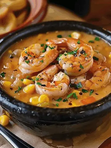 New Orleans Shrimp and Corn Bisque