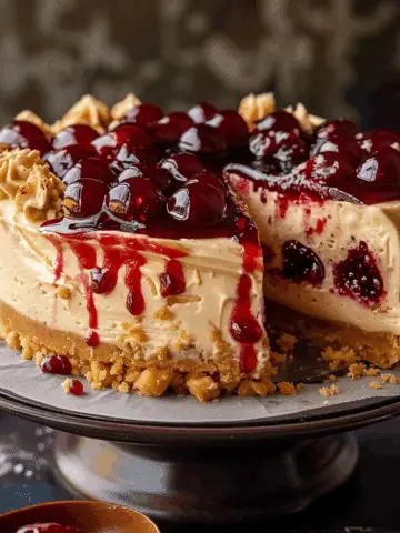Peanut Butter & Jelly Cheesecake: A Nostalgic Twist on a Classic Dessert!