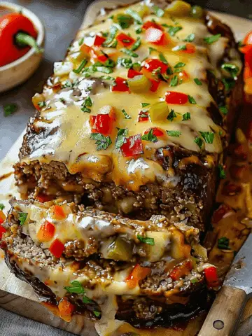 Philly Cheesesteak Meatloaf