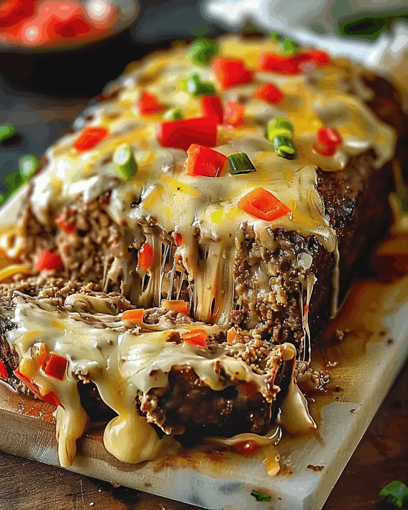 Philly Cheesesteak Meatloaf