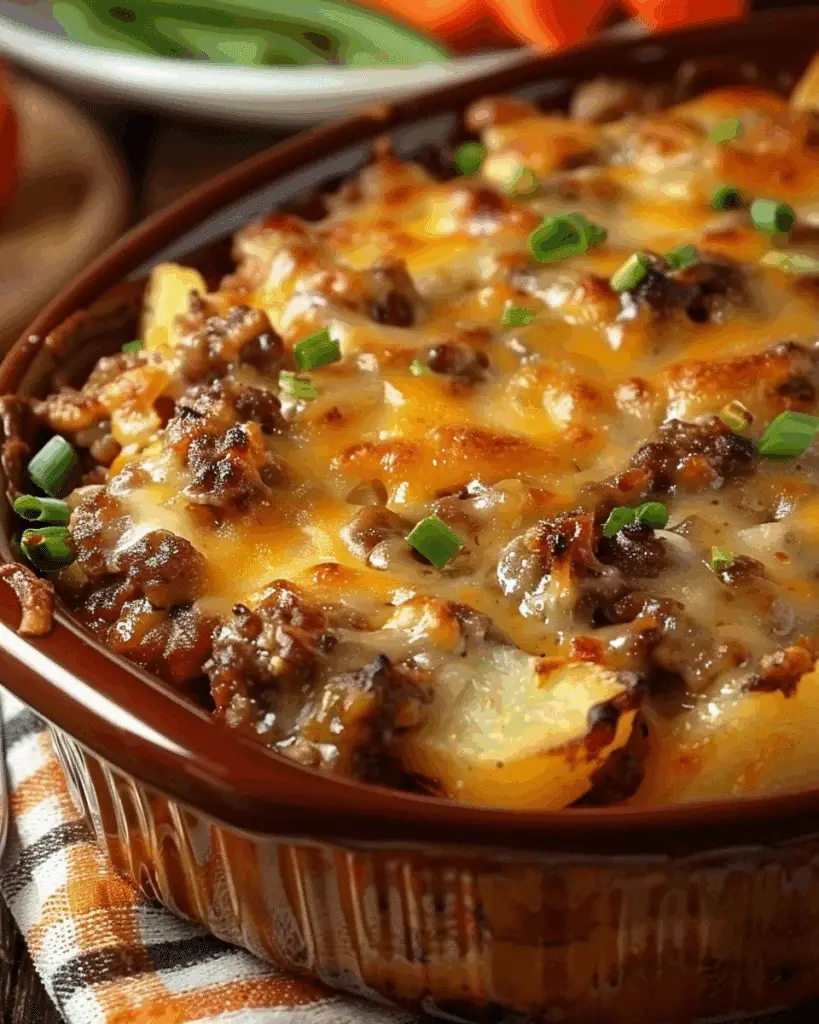 Southern Hamburger and Potato Casserole