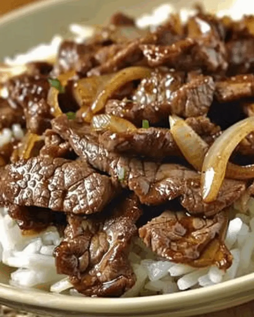 Beef Onion Stir Fry