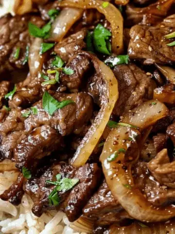 Beef Onion Stir Fry