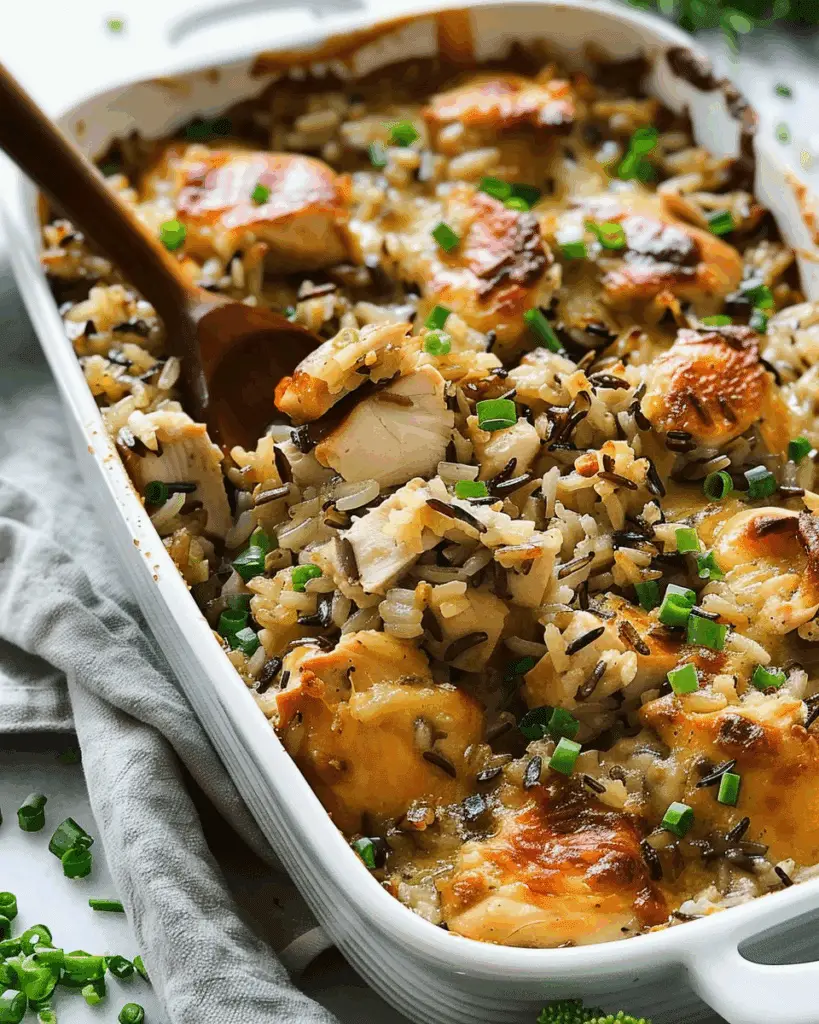 Chicken Wild Rice Casserole