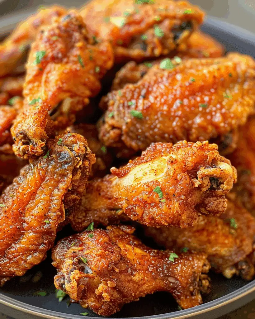 Crispy Dry Rub Chicken Wings