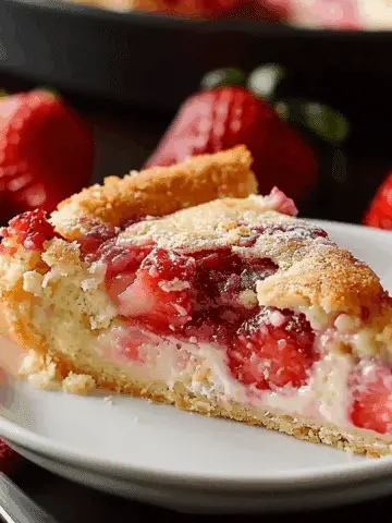 Easy Strawberry Cheesecake Dump Cake Recipe