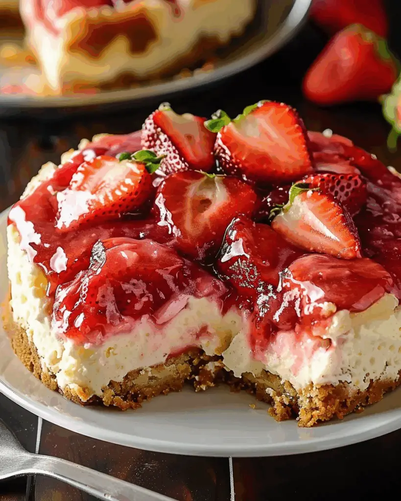 Easy Strawberry Cheesecake Dump Cake Recipe