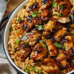 Honey BBQ Chicken Rice