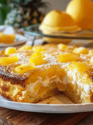 Juicy Pineapple Heaven Cake