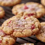 Rhubarb Shortbread Cookies
