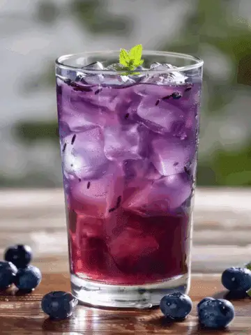 Blueberry Lavender Iced Tea – Refreshing & Fruity Summer Drink!