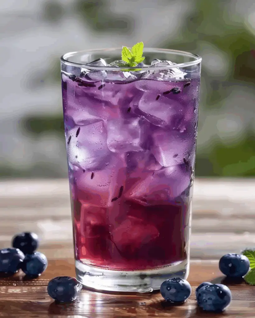 Blueberry Lavender Iced Tea – Refreshing & Fruity Summer Drink!