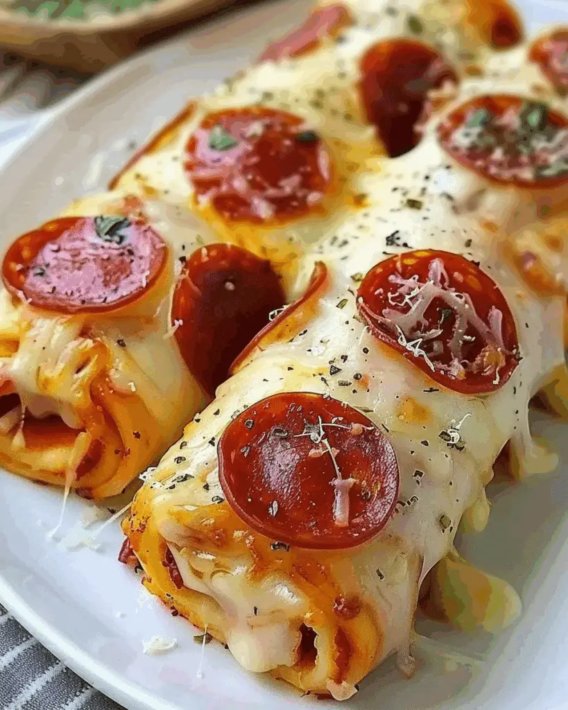 Pepperoni Pizza Roll-Ups
