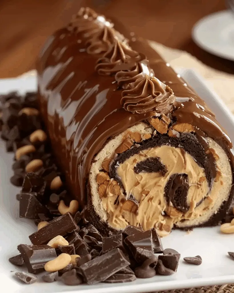 Chocolate Peanut Butter Roll