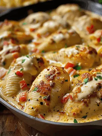 Creamy Cajun Chicken Shells