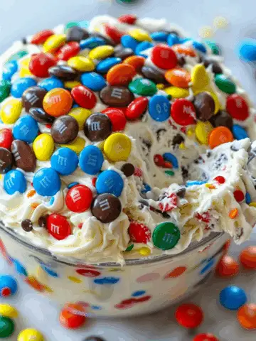 M&Ms Cool Whip and Pudding Frosting