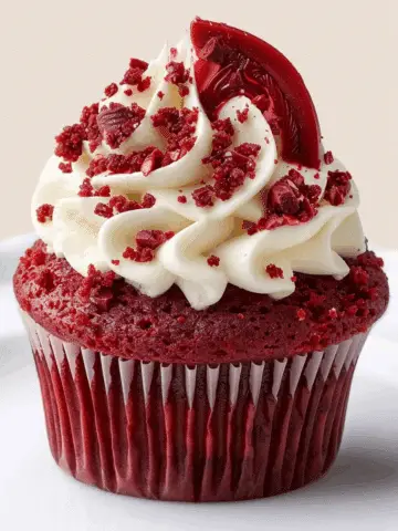 Red Velvet Crush Cupcakes
