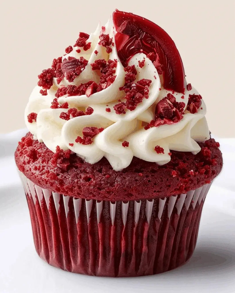 Red Velvet Crush Cupcakes