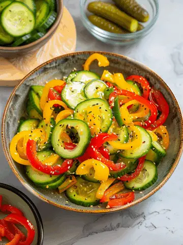 Cucumber and Sweet Pepper Salad