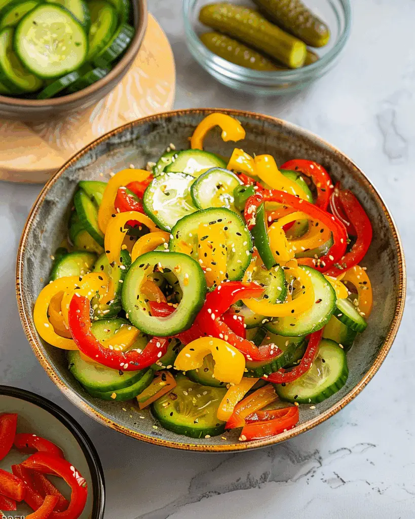 Cucumber and Sweet Pepper Salad