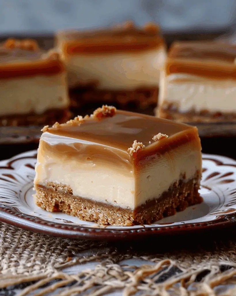 Dulce de Leche Cheesecake Bars