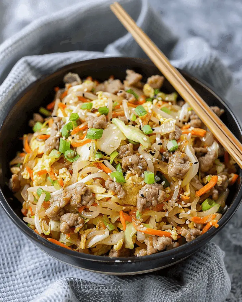 Egg Roll in a Bowl (Paleo / Keto)