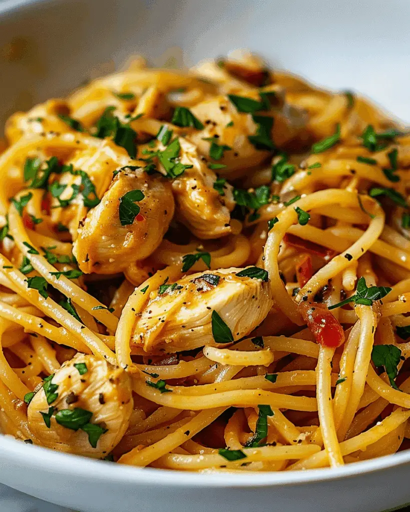 Monterey Chicken Spaghetti