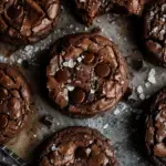 Salted Brownie Cookies