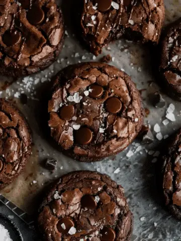 Salted Brownie Cookies
