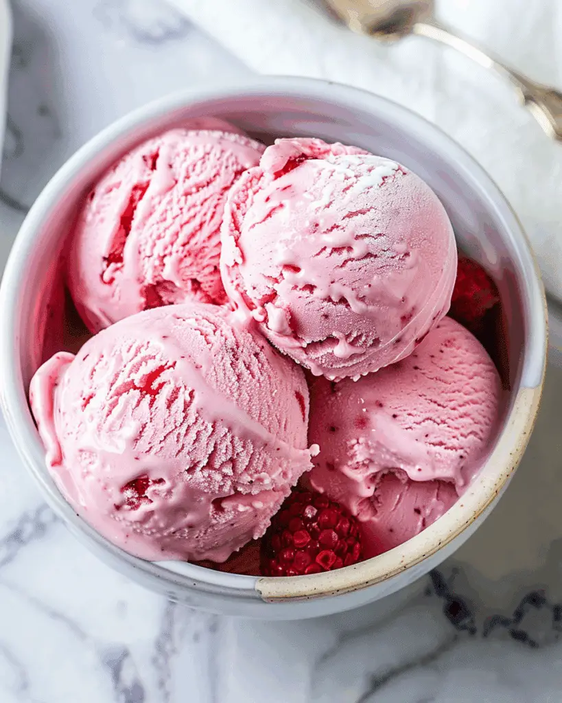 Strawberry Cottage Cheese Ice Cream