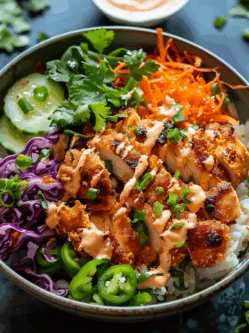 Bang Bang Chicken Bowl: Irresistibly Delicious Recipe!