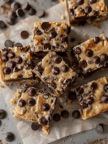 CHOCOLATE CHIP BANANA BARS