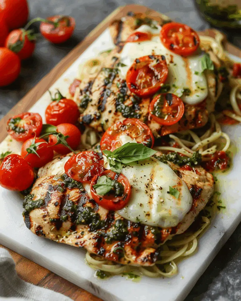 Grilled Chicken Margherita