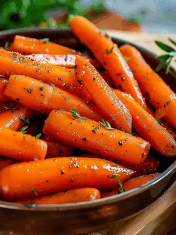 Honey Garlic Carrots