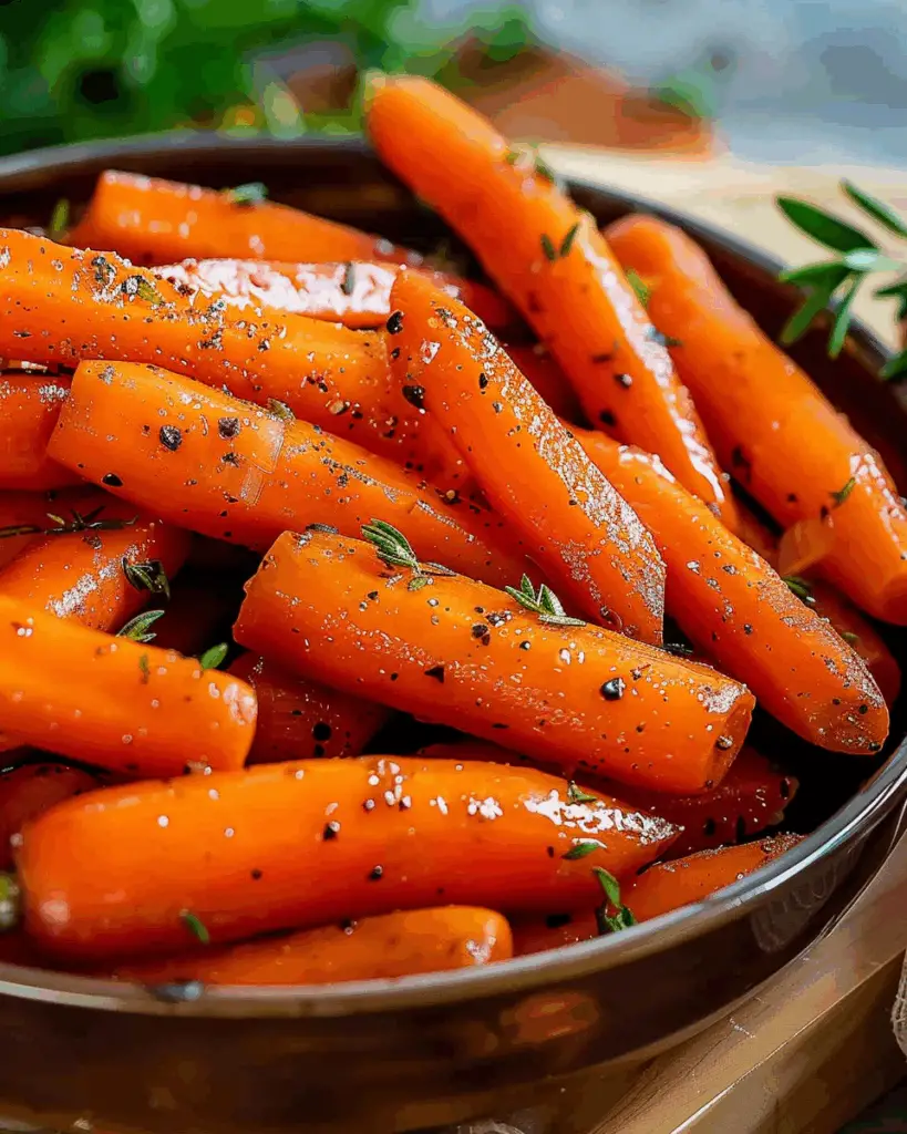 Honey Garlic Carrots