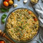 White Bean and Pesto Bake