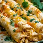Baked Cream Cheese Chicken Taquitos