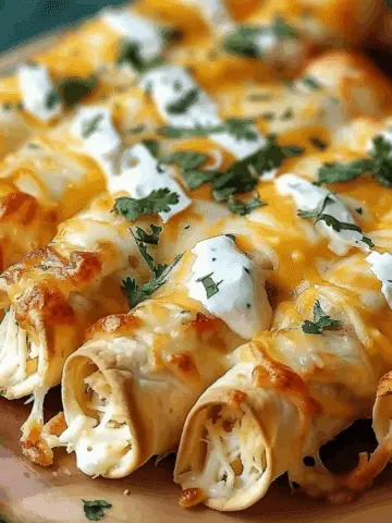 Baked Cream Cheese Chicken Taquitos