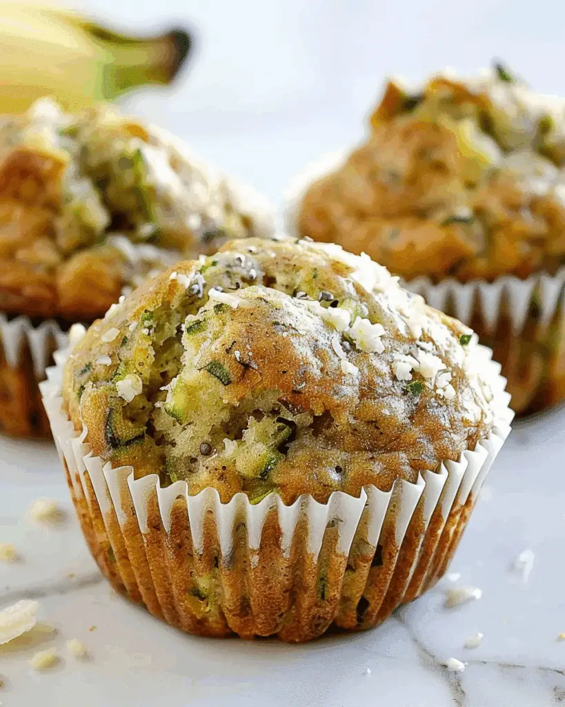 Banana Zucchini Muffins