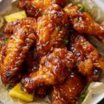 Brown Sugar Pineapple Wings Chicken