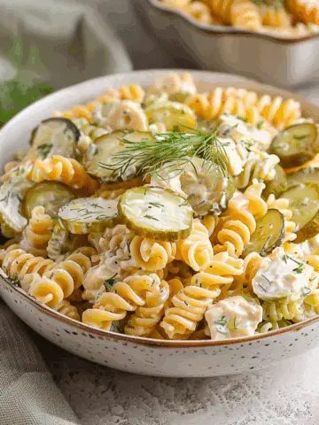 Dill Pickle Pasta Salad
